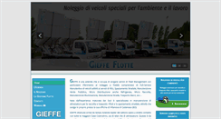 Desktop Screenshot of gieffeflotte.it